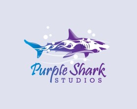 Logo Design entry 1600538 submitted by shounjiro26 to the Logo Design for Purple Shark Studios run by cherylshark