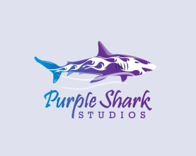 Logo Design entry 1600543 submitted by shounjiro26 to the Logo Design for Purple Shark Studios run by cherylshark