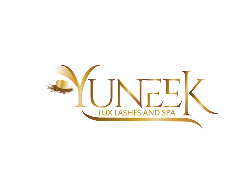 Logo Design entry 1601086 submitted by SATRI to the Logo Design for Yuneek Lux Lashes and Spa run by thegooroomg