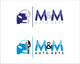 Logo Design entry 1602432 submitted by dogeco to the Logo Design for M&M Auto keys run by Advanced key