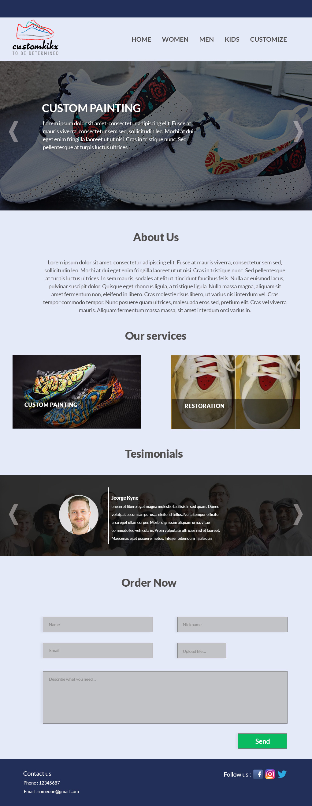 Web Design entry 1663319 submitted by dahmane