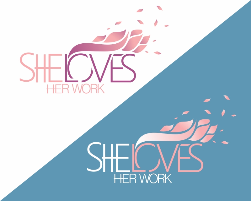 Logo Design entry 1606714 submitted by SATRI to the Logo Design for She Loves Her Work   www.shelovesherwork.com run by mikkinutt