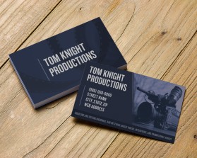 Business Card & Stationery Design Entry 1669848 submitted by bcmaness to the contest for Tom Knight Productions run by tomk2468