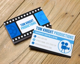Business Card & Stationery Design entry 1609017 submitted by wildbloom to the Business Card & Stationery Design for Tom Knight Productions run by tomk2468