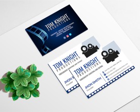 Business Card & Stationery Design entry 1609022 submitted by wildbloom to the Business Card & Stationery Design for Tom Knight Productions run by tomk2468