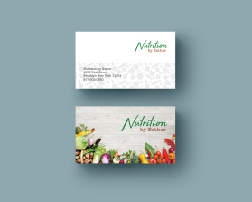 Business Card & Stationery Design Entry 1670145 submitted by lurth to the contest for Nutrition by Esther run by chester
