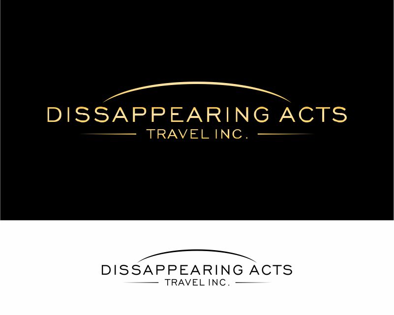 Logo Design entry 1610472 submitted by paragraphikadesigns to the Logo Design for DISAPPEARING ACTS TRAVEL INC. run by Ms. P