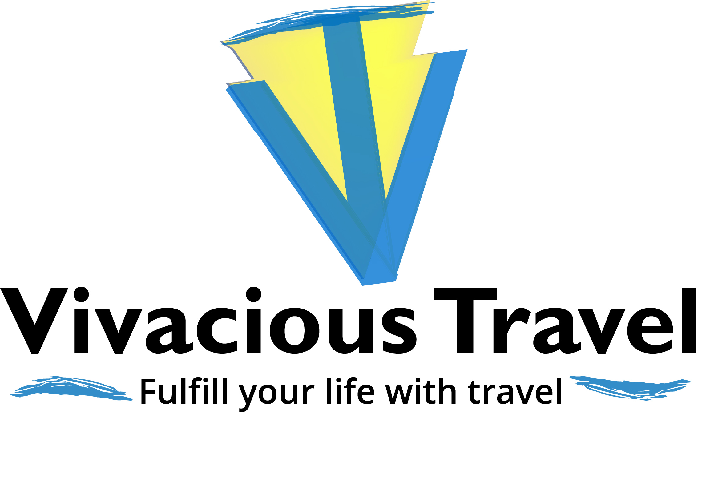 Logo Design entry 1611288 submitted by Robertlim to the Logo Design for Vivacious Travel run by Richiep22