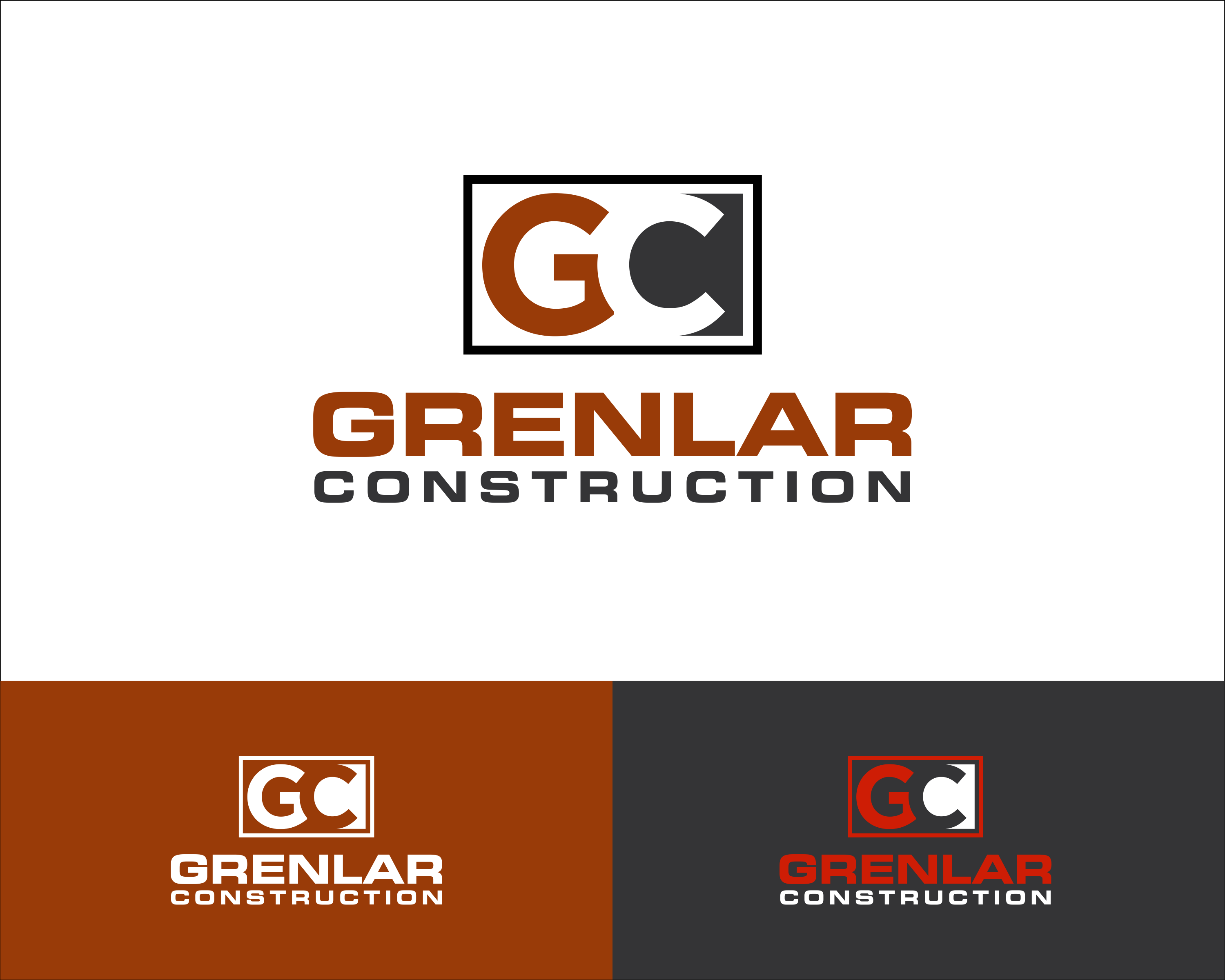 Logo Design entry 1612702 submitted by Super to the Logo Design for Grenlar Construction (Website: grenlar.com) run by grenlar