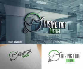 Logo Design entry 1613787 submitted by EscaFlowne to the Logo Design for Rising Tide Digital run by dshillingford01