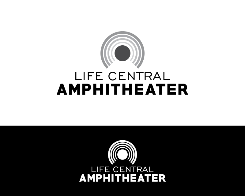 Logo Design entry 1614650 submitted by paragraphikadesigns to the Logo Design for Life Central Amphitheater or Life Central Amp run by vitalsoundpro@gmail.com