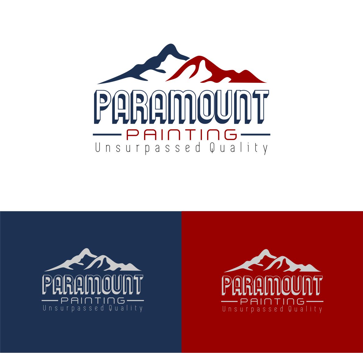 Logo Design entry 1614986 submitted by WoAdek to the Logo Design for Paramount Painting run by rockhurst2006