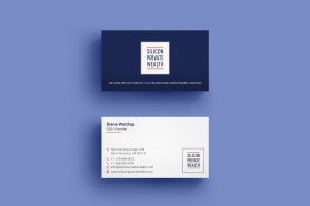 Business Card & Stationery Design entry 1618419 submitted by skdesigns to the Business Card & Stationery Design for Silicon Private Wealth run by heyupat6857
