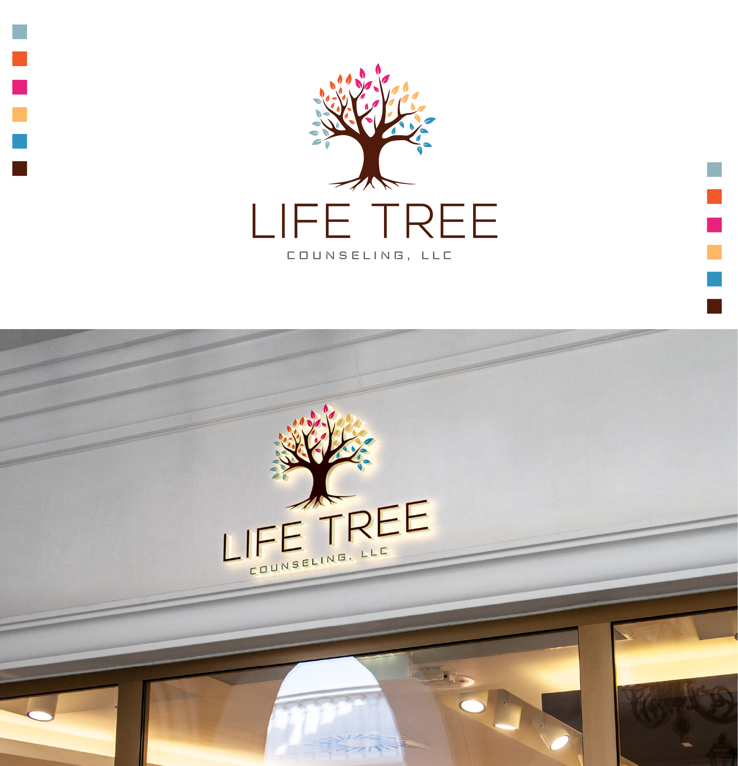 Logo Design entry 1619194 submitted by valiwork to the Logo Design for Life Tree Counseling, LLC run by counseling-chick
