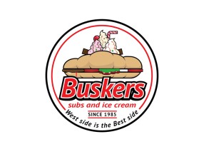 Logo Design entry 1620437 submitted by Krazykjb05 to the Logo Design for Buskers (subs and ice cream) run by tshirttimemachine