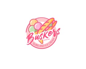 Logo Design entry 1620480 submitted by Amit1991 to the Logo Design for Buskers (subs and ice cream) run by tshirttimemachine