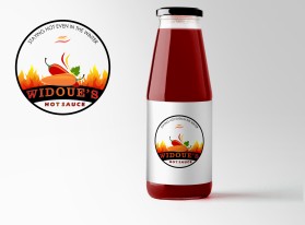 Logo Design entry 1624890 submitted by wongsanus to the Logo Design for Wideline's Hot Sauce run by adutreui