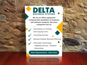 Brochure Design Entry 1688699 submitted by webwinner to the contest for Delta Business systems   run by hangargllc