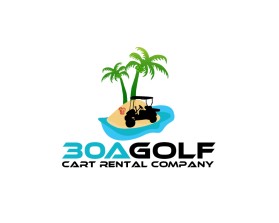 Logo Design entry 1626230 submitted by Dark49 to the Logo Design for 30A Golf Cart Rental Company (need help with coming up with a company name, logo and website domain name) run by  30A