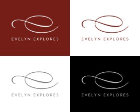 Logo Design entry 1627333 submitted by RGR design to the Logo Design for Evelyn Explores run by evelynexplores