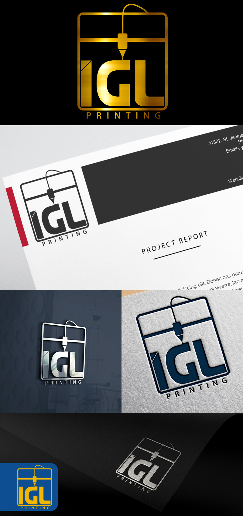 winning Logo Design entry by logohub