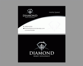 Business Card & Stationery Design entry 1628233 submitted by dsdezign to the Business Card & Stationery Design for Diamond Project Development run by mspeedro