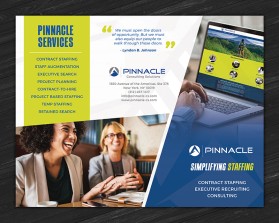Brochure Design entry 1628592 submitted by Sreejita to the Brochure Design for Pinnacle Consulting Solutions run by lpaffile