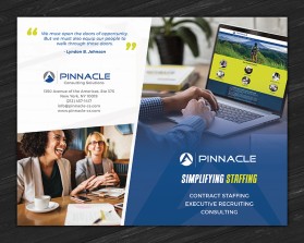 Brochure Design entry 1628594 submitted by akshay to the Brochure Design for Pinnacle Consulting Solutions run by lpaffile