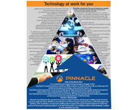 Brochure Design Entry 1628596 submitted by akshay to the contest for Pinnacle Consulting Solutions run by lpaffile
