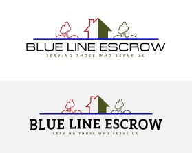 Logo Design entry 1631710 submitted by jellareed to the Logo Design for Blue Line Escrow run by Pollichfamily