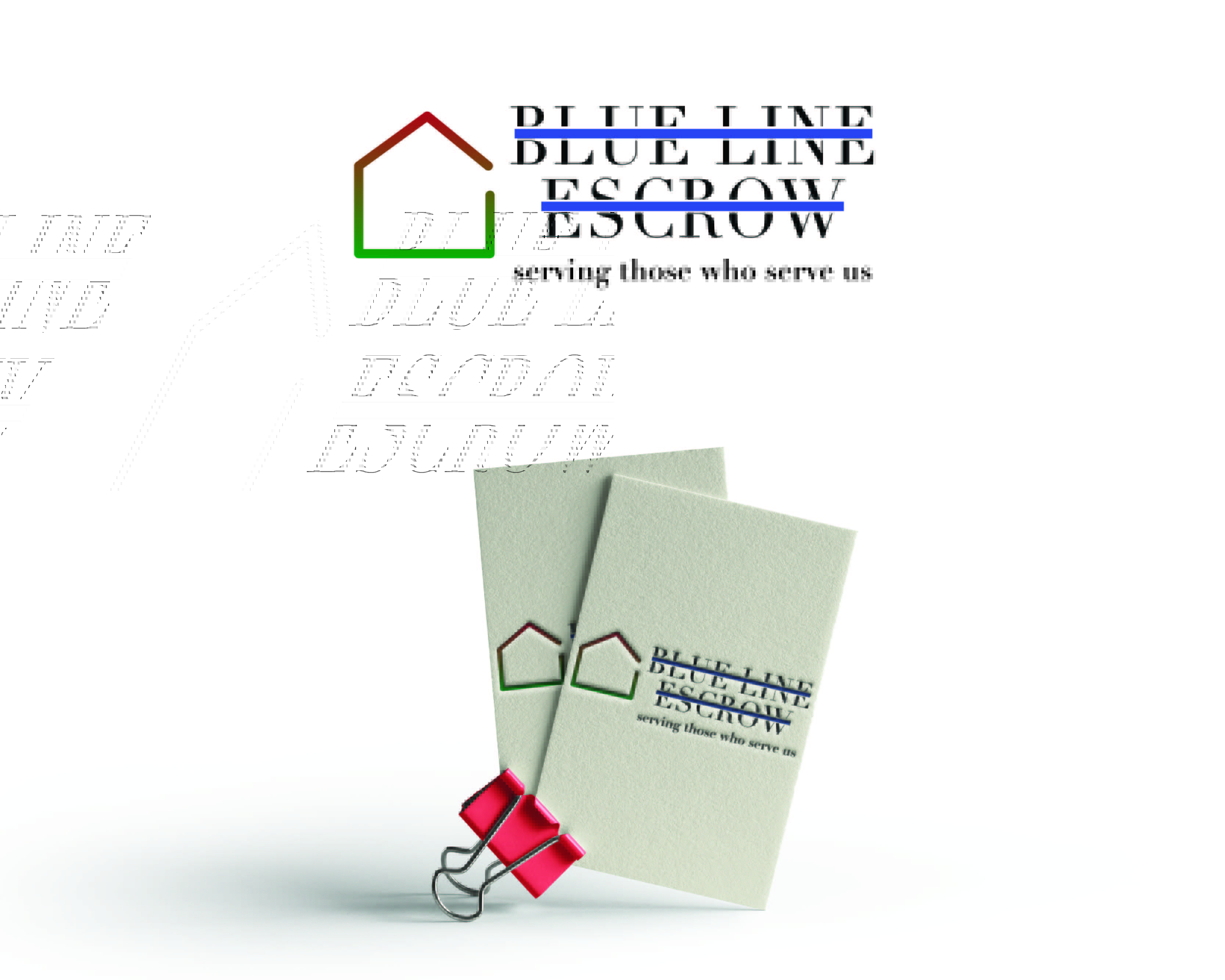 Logo Design entry 1631722 submitted by CCMarco to the Logo Design for Blue Line Escrow run by Pollichfamily