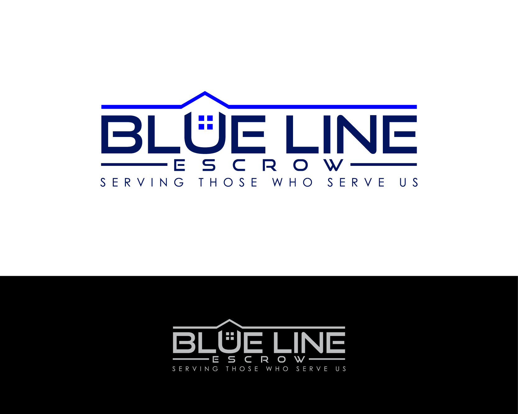 Logo Design entry 1631806 submitted by paczgraphics to the Logo Design for Blue Line Escrow run by Pollichfamily