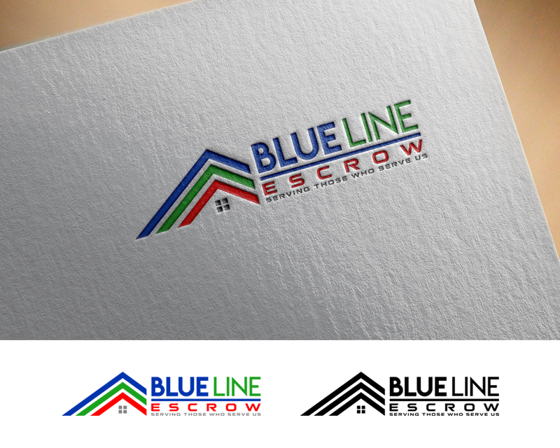 Logo Design entry 1631772 submitted by einaraees to the Logo Design for Blue Line Escrow run by Pollichfamily