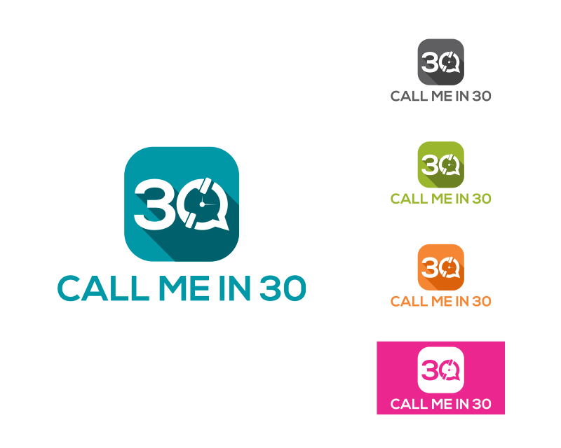 Logo Design entry 1631825 submitted by NATUS to the Logo Design for Call Me In 30 run by quanack