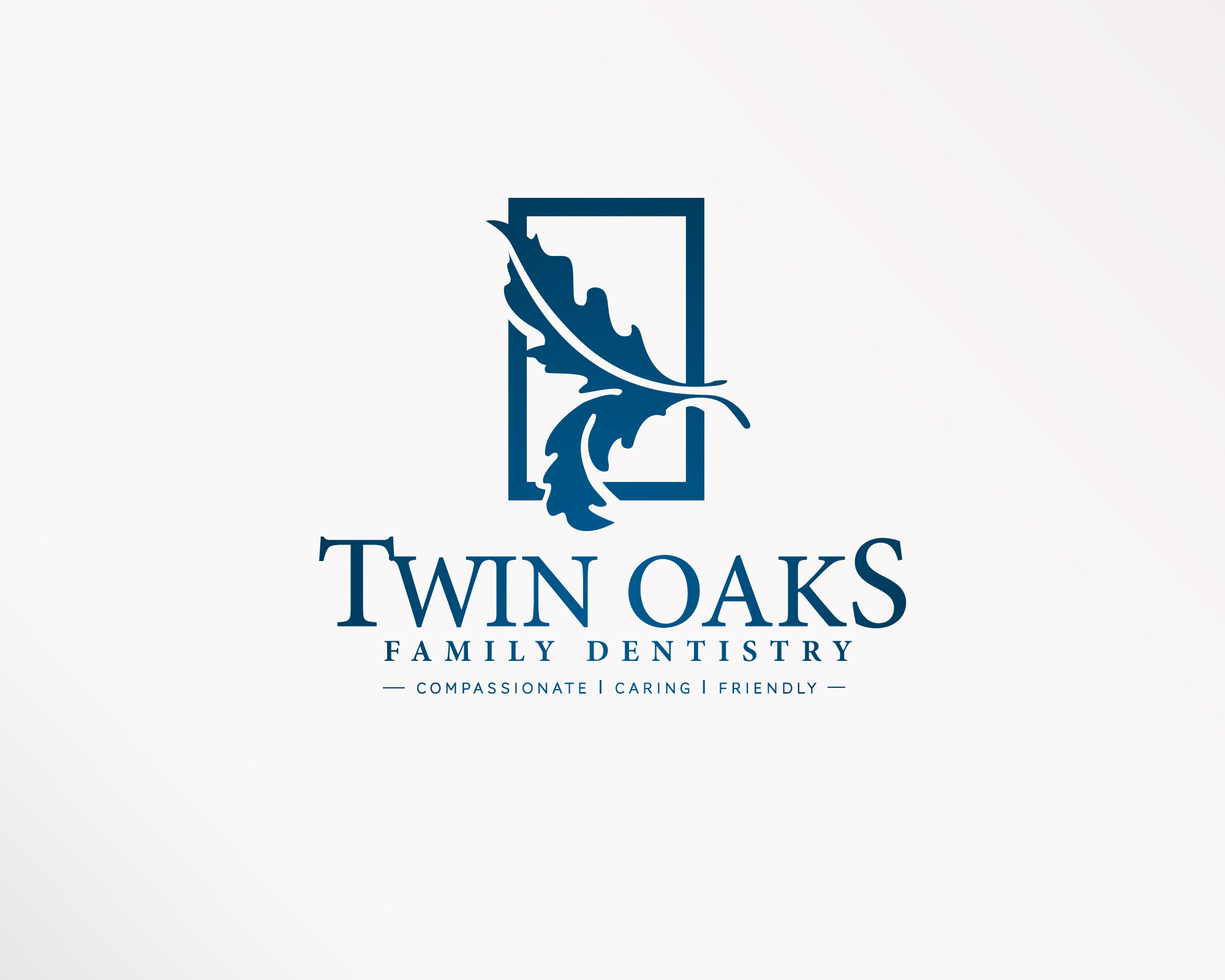 Logo Design entry 1632460 submitted by Edge Creative to the Logo Design for Twin Oaks Family Dental run by blakeferando