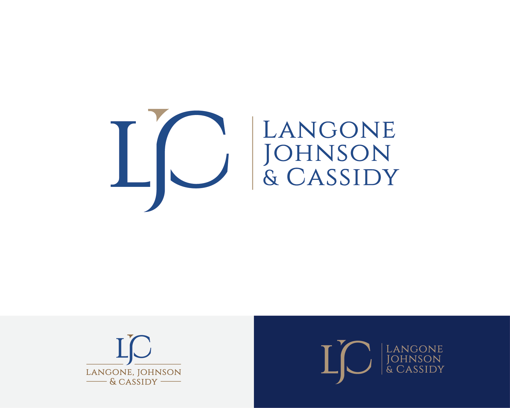 Logo Design entry 1632731 submitted by Artezza to the Logo Design for Langone, Johnson & Cassidy run by clangone