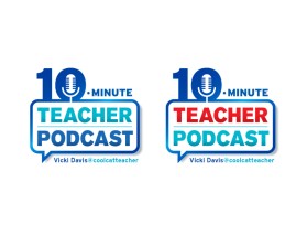 Logo Design entry 1632956 submitted by tzandarik to the Logo Design for 10-Minute Teacher Podcast run by coolcatteacher