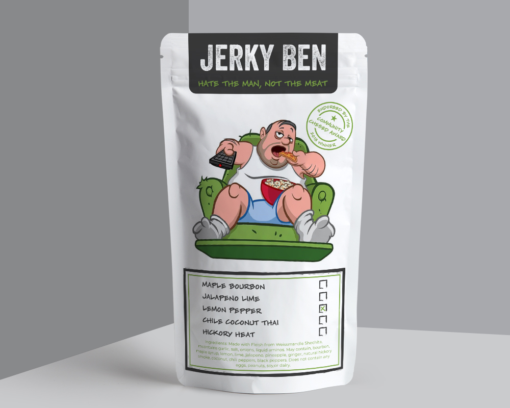 Graphic Design entry 1634075 submitted by ElenaDumitru23 to the Graphic Design for Jerky Ben run by chafetzben