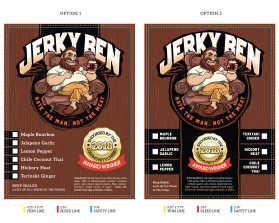 Graphic Design entry 1634058 submitted by jinko to the Graphic Design for Jerky Ben run by chafetzben