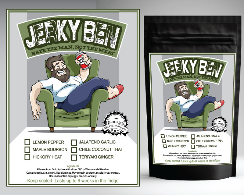 Graphic Design entry 1634069 submitted by jinko to the Graphic Design for Jerky Ben run by chafetzben