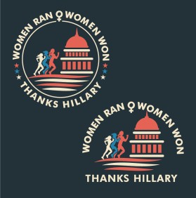 Logo Design entry 1635083 submitted by fathonirzky to the Logo Design for Women ran, Woman won. Thanks, Hillary. run by Prameela