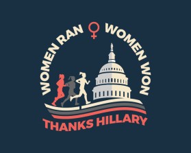 Logo Design entry 1635084 submitted by fathonirzky to the Logo Design for Women ran, Woman won. Thanks, Hillary. run by Prameela