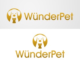 Logo Design entry 1638182 submitted by sirtwo to the Logo Design for WunderPet (note it has the umlat over the u.  Umlat is doble dots above the letter.  Used many times in German run by Cpginfo.moore1@gmail.com
