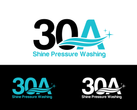 Logo Design entry 1639687 submitted by MuhammadR to the Logo Design for 30A Shine Pressure Washing  run by  30A