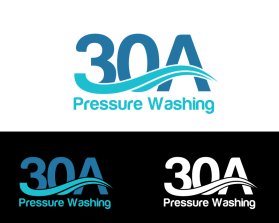 Logo Design entry 1639692 submitted by Fathenry to the Logo Design for 30A Shine Pressure Washing  run by  30A