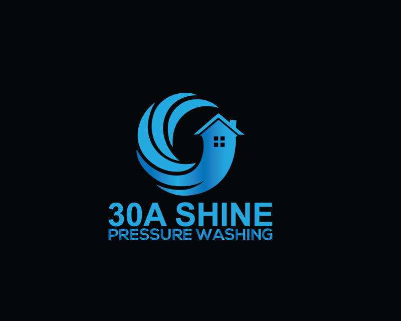 Logo Design entry 1639758 submitted by Sultan4121 to the Logo Design for 30A Shine Pressure Washing  run by  30A