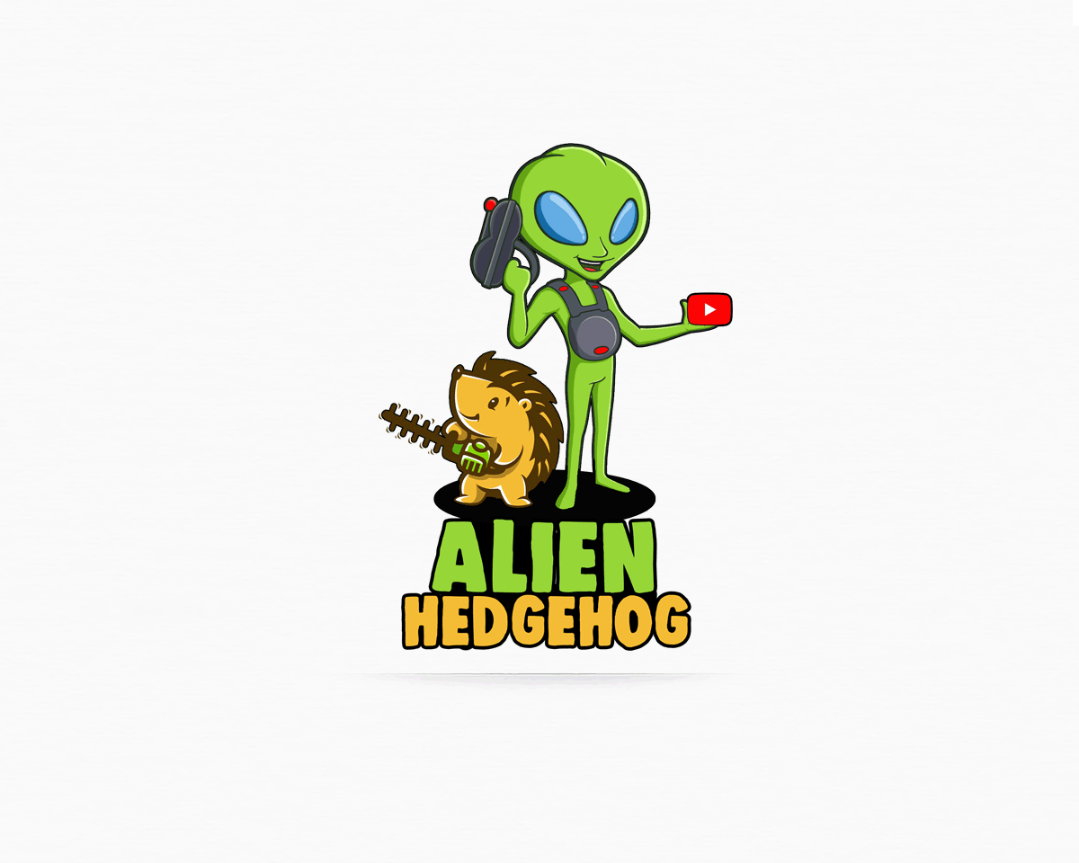 Logo Design entry 1640952 submitted by BlueART93 to the Logo Design for alienhedgehog run by dantudor