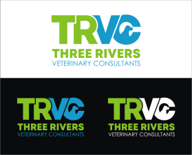 Logo Design entry 1641533 submitted by logo037 to the Logo Design for Three Rivers Veterinary Consultants (or TRVC) run by jbhogan