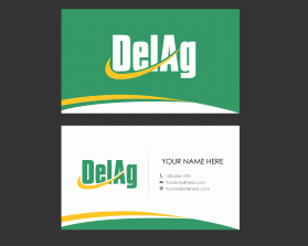 Business Card & Stationery Design Entry 1707707 submitted by dsdezign to the contest for DelAg  run by mattdeere1