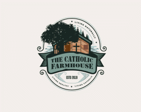 Logo Design Entry 1643426 submitted by NA439084938590 to the contest for The Catholic Farmhouse run by TheCatholicFarmhouse